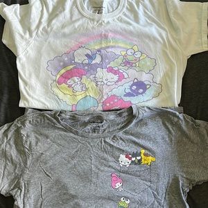 Loot crate x Sanrio Hello Kitty Set of two barely used shirts